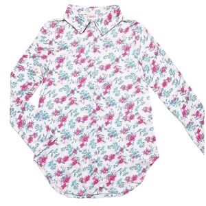 Floral Stretchy and Perfectly Comfy Button up Shirt, Very Versitile